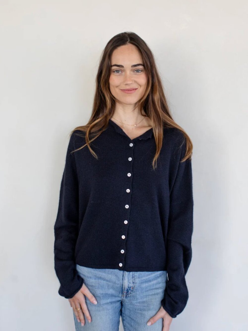 Things Between Toby Cardigan (Midnight, size M)